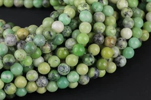 Natural Chrysoprase Gemstone 6 MM Round Smooth Beads Strand 15.5" For Jewelry - Picture 1 of 3