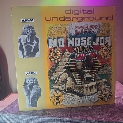 Digital Underground–No Nose Job–1992 Tommy Boy–TBX551 Vinyl Record 12" Single - Image 1 of 4