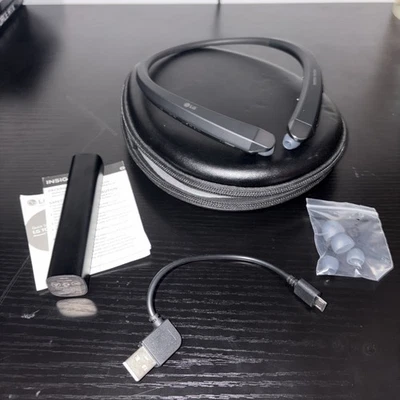 LG TONE INFINIM Bluetooth Stereo Headset HBS-910 Harman Kardon Tested Works - Image 1 of 2