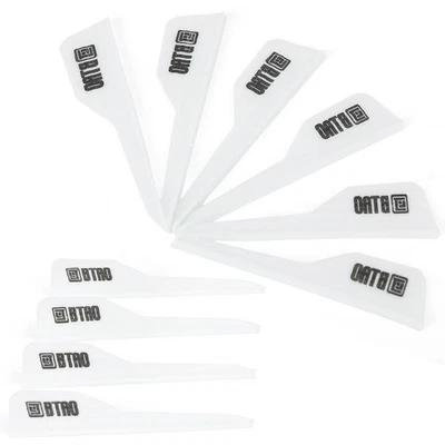 Archery Fletching Vanes 2.5Inch Rubber Feather 50X Hunting Arrow DIY Shooting - Image 1 of 4