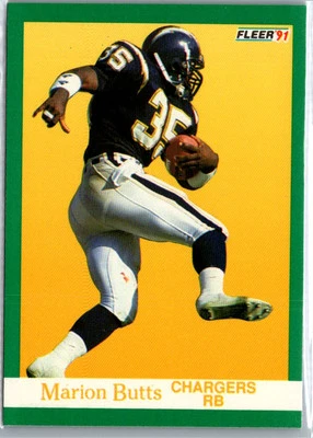1991 Fleer #171 Marion Butts - Image 1 of 2