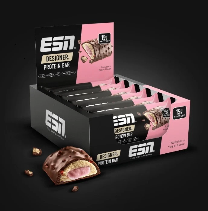 ESN Designer Bar Strawberry Yogurt - New & Boxed Limited