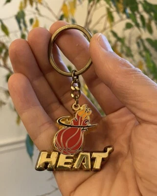 NBA Miami Heat Team Logo Keychain Metal - Image 1 of 2