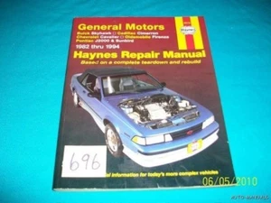 GM BUICK SKYHAWK CADILLAC CIMARRON PONTIAC J2000 - Imagen 1 de 1