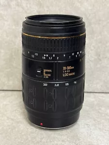 Quantaray AF 70-300mm F4-5.6 LD Tele-Macro Lens for Canon - Picture 1 of 4