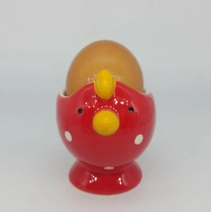 1x New! Egg Cup Holder Hard Soft Boiled Ceramic Kitchen Cute Chicken Cook Food - Picture 1 of 12