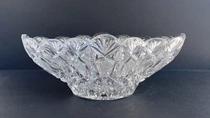 Amerikanische Brillantschliff Kristallglas Diamantform Schale Obst Bonboniere Schale - Bild 1 von 23