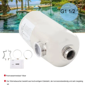 28 KW Schwimmbadheizung Poolheizung Thermostat Wärmetauscher Pool Wärmepumpe - Bild 1 von 11
