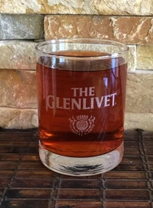 THE GLENLIVET Collectible Whiskey Glass 8 Oz - Picture 1 of 1