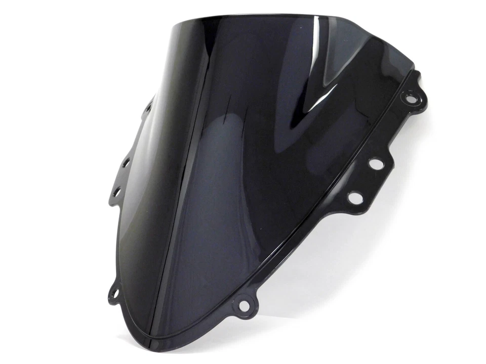 Black Double Bubble Windscreen Windshield for 2004-2005 Suzuki GSXR600 GSXR750 - Image 1 of 4