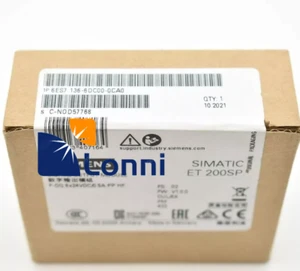6ES7136-6DC00-0CA0 6ES7 136-6DC00-0CA0 New Siemens Electronic Module ET 200SP - Picture 1 of 5
