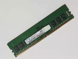 SAMSUNG 16GB DDR4 2133MHz ECC RAM 2Rx8 PC4-2133P-EE1-10 M391A2K43BB1-CPBQ UDIMM - Imagen 1 de 4
