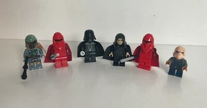 Lego Star Wars Minifigure Lot Darth Vader Palpatine Royal Guard Boba Fett - Picture 1 of 17