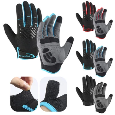 Guantes de Ciclismo Hombres Mujeres Guantes de Bicicleta de Montaña Pantalla Táctil Antideslizantes Guantes de MTB Foto 1 de 4