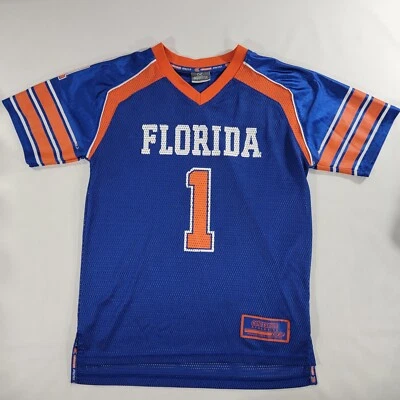 Camiseta Florida Gators NCAA Juvenil Talla L 16-18 Colisseum Athletics #1 Azul Metálico Foto 1 de 4