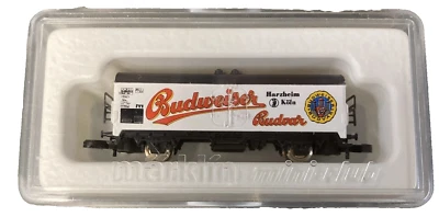 Z Scale Marklin Mini-Club 8600 Budweiser Beer Car DB - Image 1 of 4