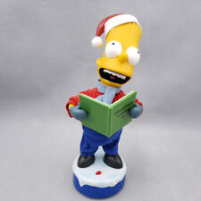 Bart Simpson Christmas Carols 2002 Gemmy Dances Sings 12" Figure Works Caroling