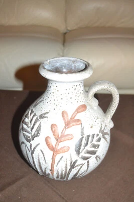 Vase,Blumenvase, getöpfert, ca. 21  cm, vitage - Bild 1 von 4