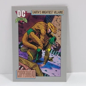 DC Comics Copperhead #88 1992 Earth’s Mightiest Villains Tarjeta Coleccionable Serie 1 - Imagen 1 de 6