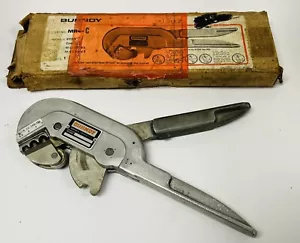 BURNDY MODELL NR. MR4-C VOLLZYKLUS RATSCHE CRIMPER #9-#14 AWG UNISOLIERT! NEU! - Bild 1 von 12