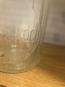 Vintage Lehighton PA Milchflasche klein & Koch Molkerei Quart & Pint Carbon Co - Bild 1 von 11