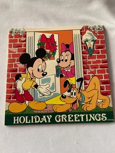 Disney Holiday Greetings Mickey & Minnie Coin Card With Silver Proof Coin - Picture 1 of 5