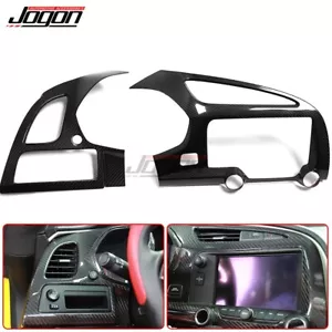 Cubierta de ventilación de aire acondicionado para tablero central interior de carbono para Corvette C7 2014-19 - Imagen 1 de 9