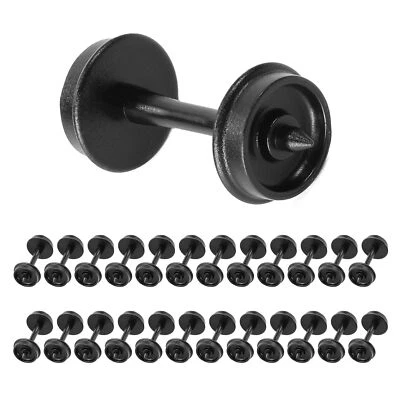 24pcs HO Scale 1:87 POM Plastic 36" Wheel for Model Trains Wheelset HP36HO - Image 1 of 4