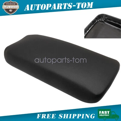 Ajuste PARA Honda Civic 2006-2011 Consola Tapa Caja Cubierta Apoyabrazos Almohadilla Reemplazar NEGRO Foto 1 de 4