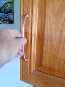 SCHRANK SCHUBLADENGRIFFE 8 ALUMINIUM ELOXIERT & SCHRAUBEN - Bild 1 von 7