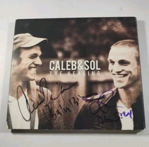 The Healing by Caleb and Sol Christian Rock Music Album CD Signed by Artists - Picture 1 of 6