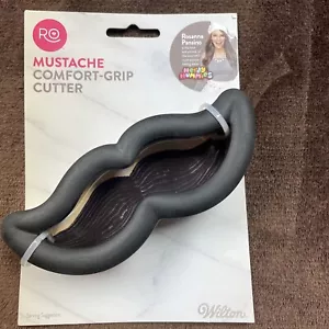 Wilton RO Mustache  Comfort Grip Cookie Cutter New In Original Packages - Picture 1 of 4