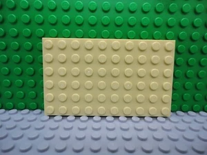 Lego 1 Tan 6x10 base plate NEW - Picture 1 of 1