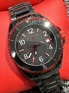 Swiss Legend Luminar RED Watch Ceramic Sapphire Crystal Box Full LINK - MINTY - Picture 1 of 22