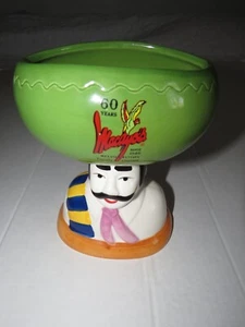 2006 Macayo’s Mexican Kitchen Ceramic 60th Anniversary Senor Bob Margarita Glass - Picture 1 of 8
