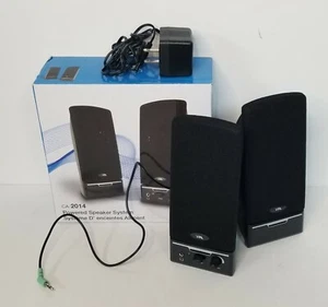 Cyber Acoustics CA-2014 Computer Speakers - Black - Picture 1 of 12