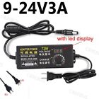 Ac Dc Adjustable Power Supply Adapter Wall Charger Display 18V 1A 2A 3A 5A Cb8