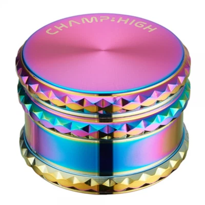 1x Champ High - Rainbow Diamond Kräutermühle 65mm, 4-teilig - Bild 1 von 4