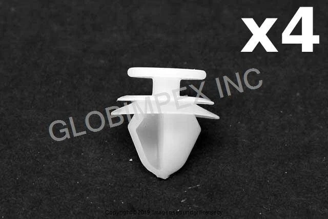 Clip de moldura exterior VOLVO (2004-2016) (blanco - cabeza redonda) (4 piezas) o.e.m. Foto 1 de 1