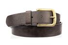 Brown PU Vintage Retro Style belt size 32"-34" Gold Buckle