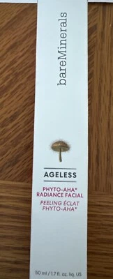 BareMinerals Ageless Phyto Aha Radiance Facial 1.7 oz / 50ml. NEW boxed - Image 1 of 2