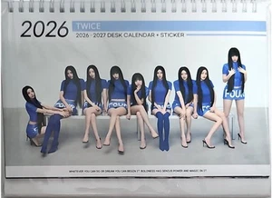 TWICE Photo Calendar 2026 & 2027 K-POP 2025.07-1 - Imagen 1 de 3