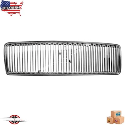 Fits 1993-1997 Volvo 850 New Front Grille Assembly Silver With Chrome Molding - Image 1 of 4
