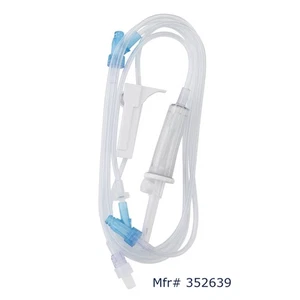 Primary IV Admin Set SafeDay Gravity 2 Ports 15 Drops/mL Drip Rate 50 Count - Picture 1 of 2