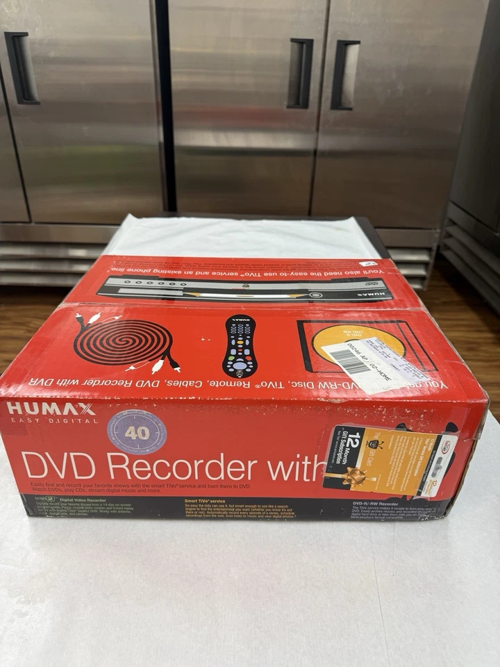 TiVo Series 2 - Humax DVD Recorder DRT400 40 GB Brand New Sealed - Image 1 of 4