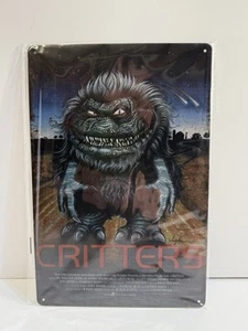 Movie Poster Critters Metal Sign Movie Room Decor Troll Monster Horror scary - Picture 1 of 1