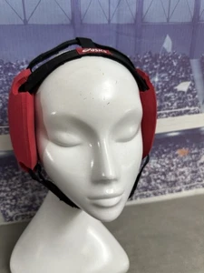 ARNÉS DE LUCHA LIBRE ASICS ROJO Espuma Protector de Oreja Protección Pinza Ajustable - Imagen 1 de 10