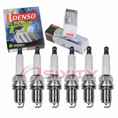 6 pc Denso Platinum TT Spark Plugs for 1986-1992 Toyota Supra 3.0L L6 rd - Image 1 of 4