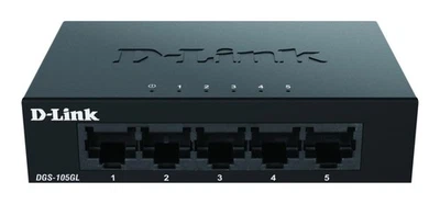 DLink Deutschland 5-Port Gigabit Switch DGS-105GL/E Switch 5-Port - Bild 1 von 4