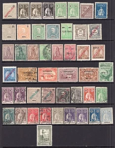Angola & Angra alte Zeit Auswahl postfrisch-gebraucht 61 Briefmarken CV$100+ - Bild 1 von 2
